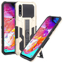 For Samsung Galaxy A70 / A70s All Inclusive Double-color TPU + PC Phone Case(Gold)