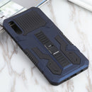 For Samsung Galaxy A70 / A70s All Inclusive Double-color TPU + PC Phone Case(Blue)