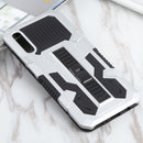 For Samsung Galaxy A70 / A70s All Inclusive Double-color TPU + PC Phone Case(Silver White)