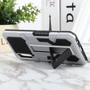 For Samsung Galaxy A70 / A70s All Inclusive Double-color TPU + PC Phone Case(Silver White)