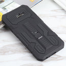 For Samsung Galaxy J4+ / J4 Prime All Inclusive Double-color TPU + PC Phone Case(Black)