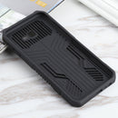 For Samsung Galaxy J4+ / J4 Prime All Inclusive Double-color TPU + PC Phone Case(Black)
