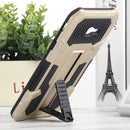 For Samsung Galaxy J4+ / J4 Prime All Inclusive Double-color TPU + PC Phone Case(Gold)