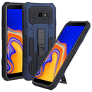 For Samsung Galaxy J4+ / J4 Prime All Inclusive Double-color TPU + PC Phone Case(Blue)