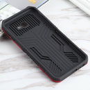 For Samsung Galaxy J4+ / J4 Prime All Inclusive Double-color TPU + PC Phone Case(Red)