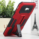 For Samsung Galaxy J4+ / J4 Prime All Inclusive Double-color TPU + PC Phone Case(Red)
