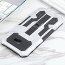 For Samsung Galaxy J4+ / J4 Prime All Inclusive Double-color TPU + PC Phone Case(Silver White)