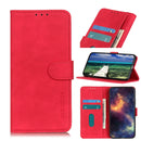 For Samsung Galaxy A03 Core KHAZNEH Retro Texture Horizontal Flip Leather Phone Case(Red)