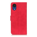 For Samsung Galaxy A03 Core KHAZNEH Retro Texture Horizontal Flip Leather Phone Case(Red)