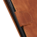 For Samsung Galaxy A03 Core KHAZNEH Retro Texture Horizontal Flip Leather Phone Case(Brown)