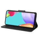 For Samsung Galaxy A33 5G Butterfly Embossed Horizontal Flip Leather Phone Case with Card Slot & Holder(Black)