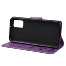 For Xiaomi Redmi Note 11 5G Butterfly Embossed Horizontal Flip Leather Phone Case with Card Slot & Holder(Purple)