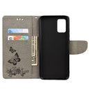 For Xiaomi Redmi Note 11 5G Butterfly Embossed Horizontal Flip Leather Phone Case with Card Slot & Holder(Grey)