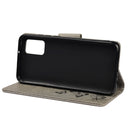 For Xiaomi Redmi Note 11 5G Butterfly Embossed Horizontal Flip Leather Phone Case with Card Slot & Holder(Grey)