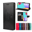 For Samsung Galaxy A33 5G Butterfly Flower Pattern Horizontal Flip Leather Phone Case with Card Slot & Holder(Black)
