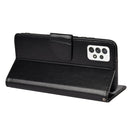 For Samsung Galaxy A33 5G Butterfly Flower Pattern Horizontal Flip Leather Phone Case with Card Slot & Holder(Black)