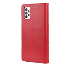 For Samsung Galaxy A33 5G Butterfly Flower Pattern Horizontal Flip Leather Phone Case with Card Slot & Holder(Red)