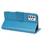 For Samsung Galaxy A53 5G Butterfly Flower Pattern Horizontal Flip Leather Phone Case with Card Slot & Holder(Blue)