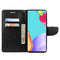 For Samsung Galaxy A53 5G Butterfly Flower Pattern Horizontal Flip Leather Phone Case with Card Slot & Holder(Black)