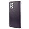 For Samsung Galaxy A53 5G Butterfly Flower Pattern Horizontal Flip Leather Phone Case with Card Slot & Holder(Dark Purple)