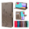 For Samsung Galaxy A53 5G Butterfly Flower Pattern Horizontal Flip Leather Phone Case with Card Slot & Holder(Grey)