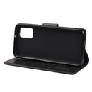 For Xiaomi Redmi Note 11 Pro Butterfly Flower Pattern Horizontal Flip Leather Phone Case with Card Slot & Holder(Black)