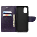 For Xiaomi Redmi Note 11 Pro Butterfly Flower Pattern Horizontal Flip Leather Phone Case with Card Slot & Holder(Dark Purple)
