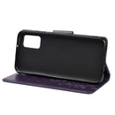 For Xiaomi Redmi Note 11 Pro Butterfly Flower Pattern Horizontal Flip Leather Phone Case with Card Slot & Holder(Dark Purple)