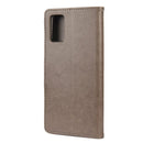 For Xiaomi Redmi Note 11 Pro Butterfly Flower Pattern Horizontal Flip Leather Phone Case with Card Slot & Holder(Grey)
