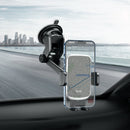 hoco CA95 Polaris Push-type Telescopic Suction Cup Car Holder(Black)
