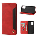 For Samsung Galaxy A53 5G Skin Feel Splicing Leather Phone Case(Red)