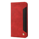 For Samsung Galaxy A53 5G Skin Feel Splicing Leather Phone Case(Red)