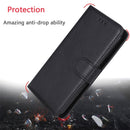 For Huawei Honor 8X Solid Color Horizontal Flip Protective Case with Holder & Card Slots & Wallet & Photo Frame & Lanyard(Purple)
