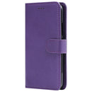 For Motorola Moto G5 Plus Solid Color Horizontal Flip Protective Case with Holder & Card Slots & Wallet & Photo Frame & Lanyard(Purple)