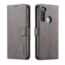 For Xiaomi Redmi Note 8T LC.IMEEKE Calf Texture Horizontal Flip Leather Case, with Holder & Card Slots & Wallet(Grey)