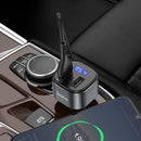 hoco E67 Fighter QC3.0 Car Bluetooth FM Transmitter(Black)