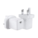 JOYROOM L-P251 PD 25W USB-C / Type-C Mini Intelligent Fast Charger, UK Plug(White)