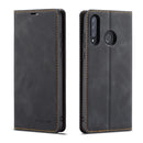 For Huawei P30 Lite Forwenw Dream Series Oil Edge Strong Magnetism Horizontal Flip Leather Case with Holder & Card Slots & Wallet & Photo Frame(Black)