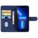 Leather Phone Case For iPhone 13 Pro(Blue)