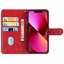 Leather Phone Case For iPhone 13(Red)