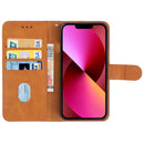 Leather Phone Case For iPhone 13(Brown)