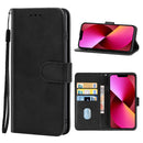 Leather Phone Case For iPhone 13(Black)