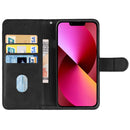 Leather Phone Case For iPhone 13(Black)