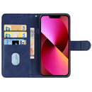 Leather Phone Case For iPhone 13(Blue)