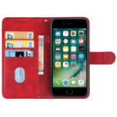Leather Phone Case For iPhone SE 2022 / SE 2020 / 8 / 7(Red)