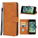 Leather Phone Case For iPhone SE 2022 / SE 2020 / 8 / 7(Brown)