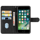 Leather Phone Case For iPhone SE 2022 / SE 2020 / 8 / 7(Black)