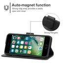 Leather Phone Case For iPhone SE 2022 / SE 2020 / 8 / 7(Black)