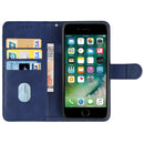 Leather Phone Case For iPhone SE 2022 / SE 2020 / 8 / 7(Blue)