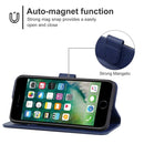 Leather Phone Case For iPhone SE 2022 / SE 2020 / 8 / 7(Blue)